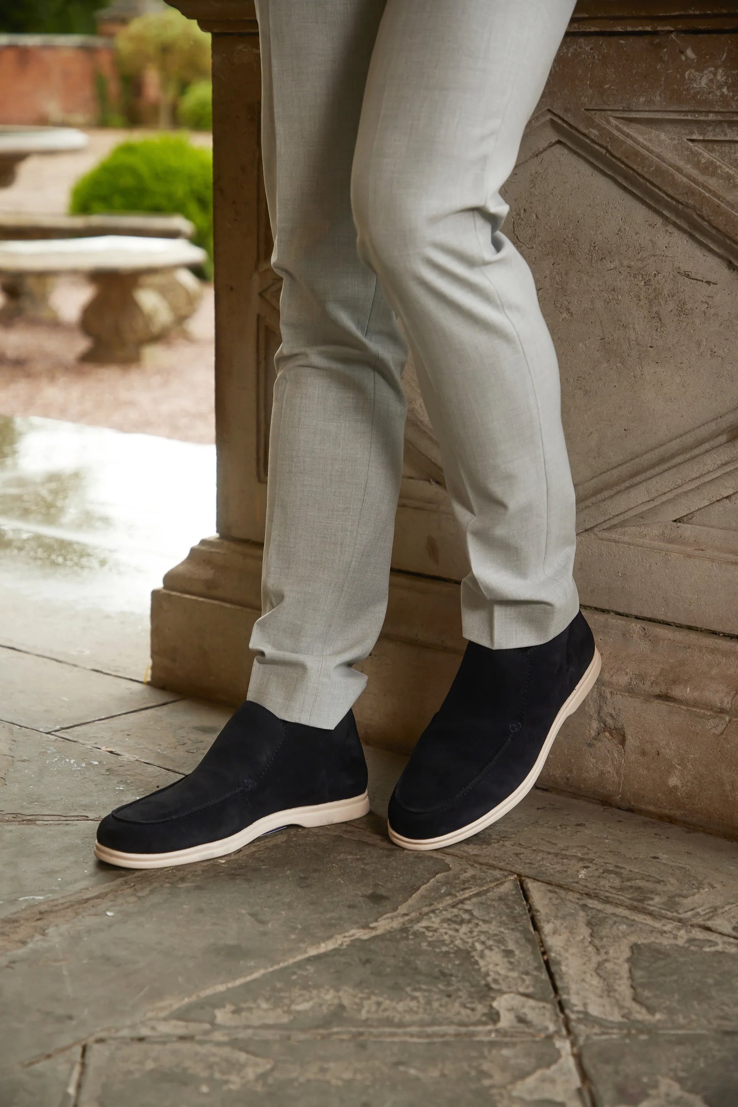 DUKE NAVY SUEDE DESERT BOOT