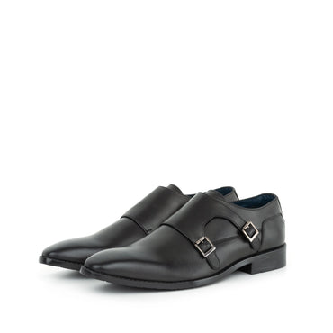 MENS KNIGHTSBRIDGE LE BLACK MONK STRAP