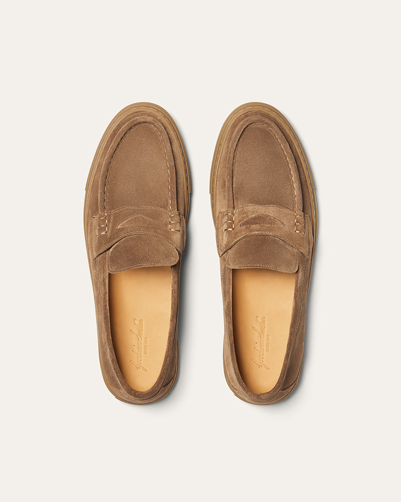HARVEY BROWN SUEDE LOAFER