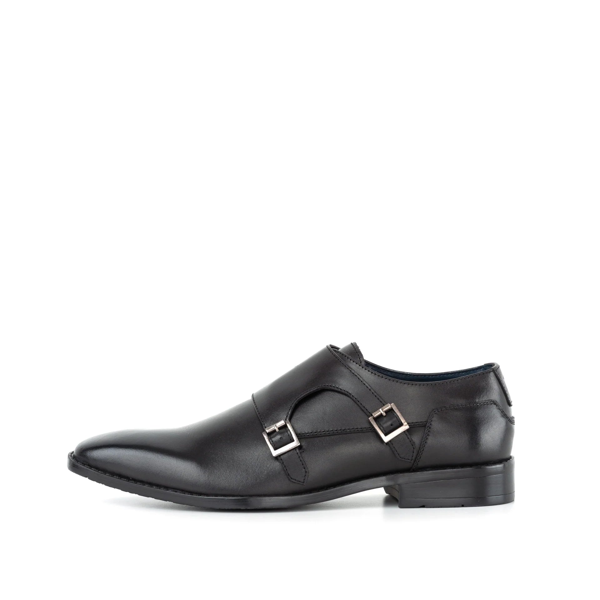 MENS KNIGHTSBRIDGE LE BLACK MONK STRAP