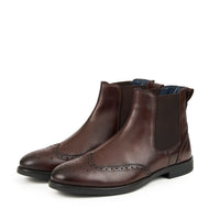 ALEXANDER BROWN LEATHER CHELSEA BOOT