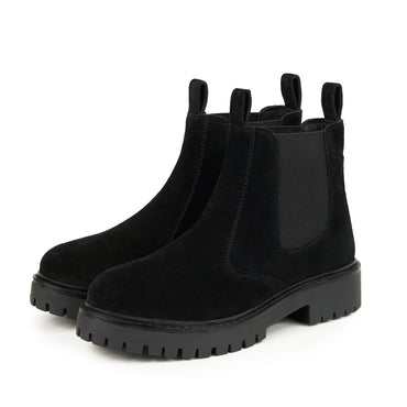 PAIGE BLACK SUEDE CHELSEA BOOT