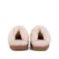 ANN PINK SHEEPSKIN SLIPPER MULE