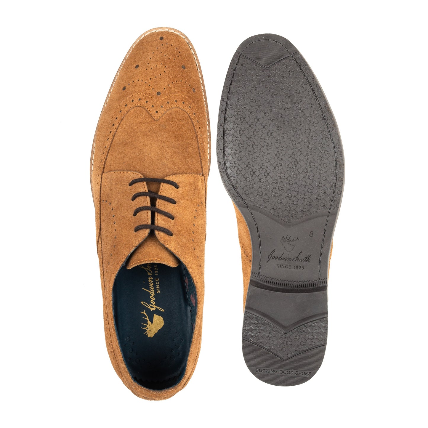 HOUNSLOW LE TAN WILDLEDER-DERBY BROGUE