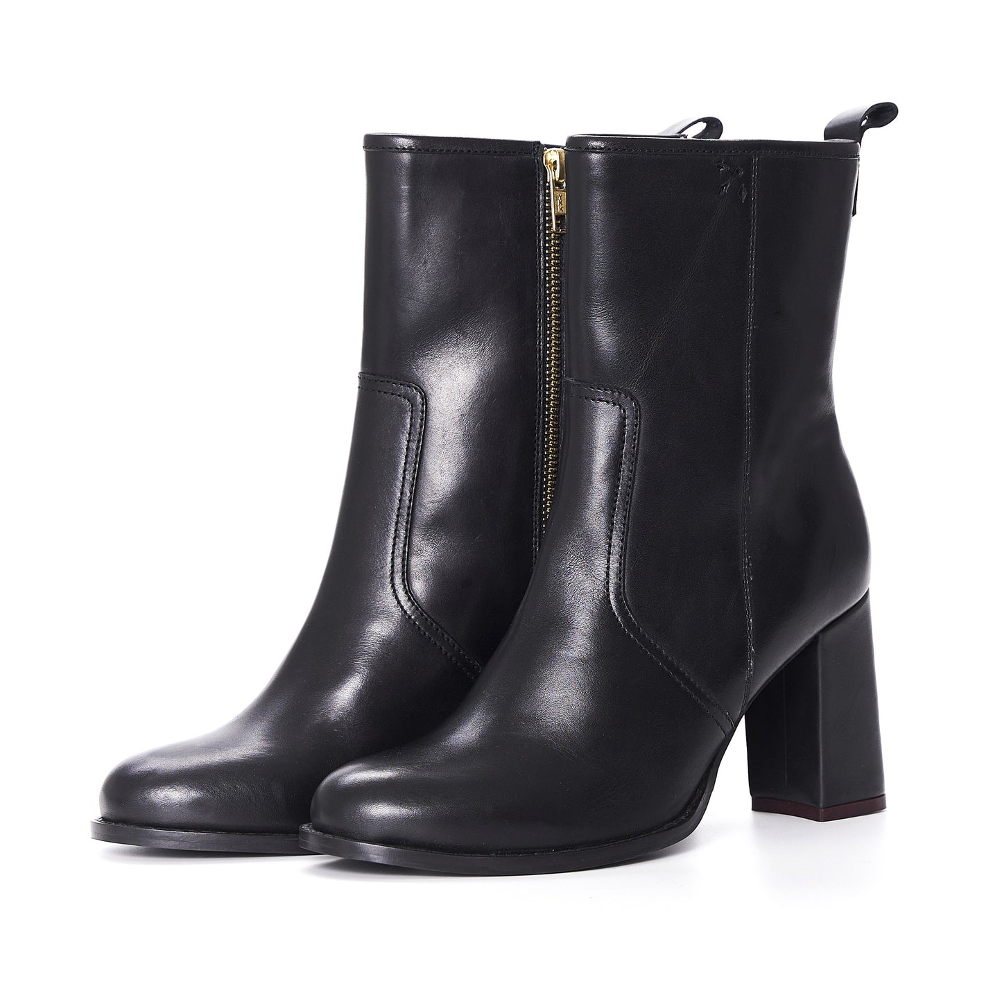 LADIES GS JESSIE BLACK HEELED ZIP BOOT