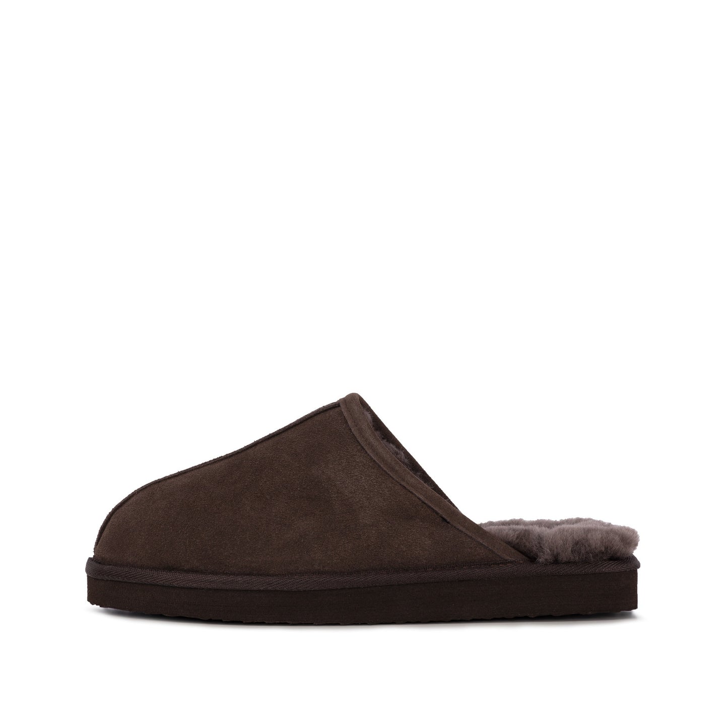 MAX CHOCOLATE SHEEPSKIN MULE