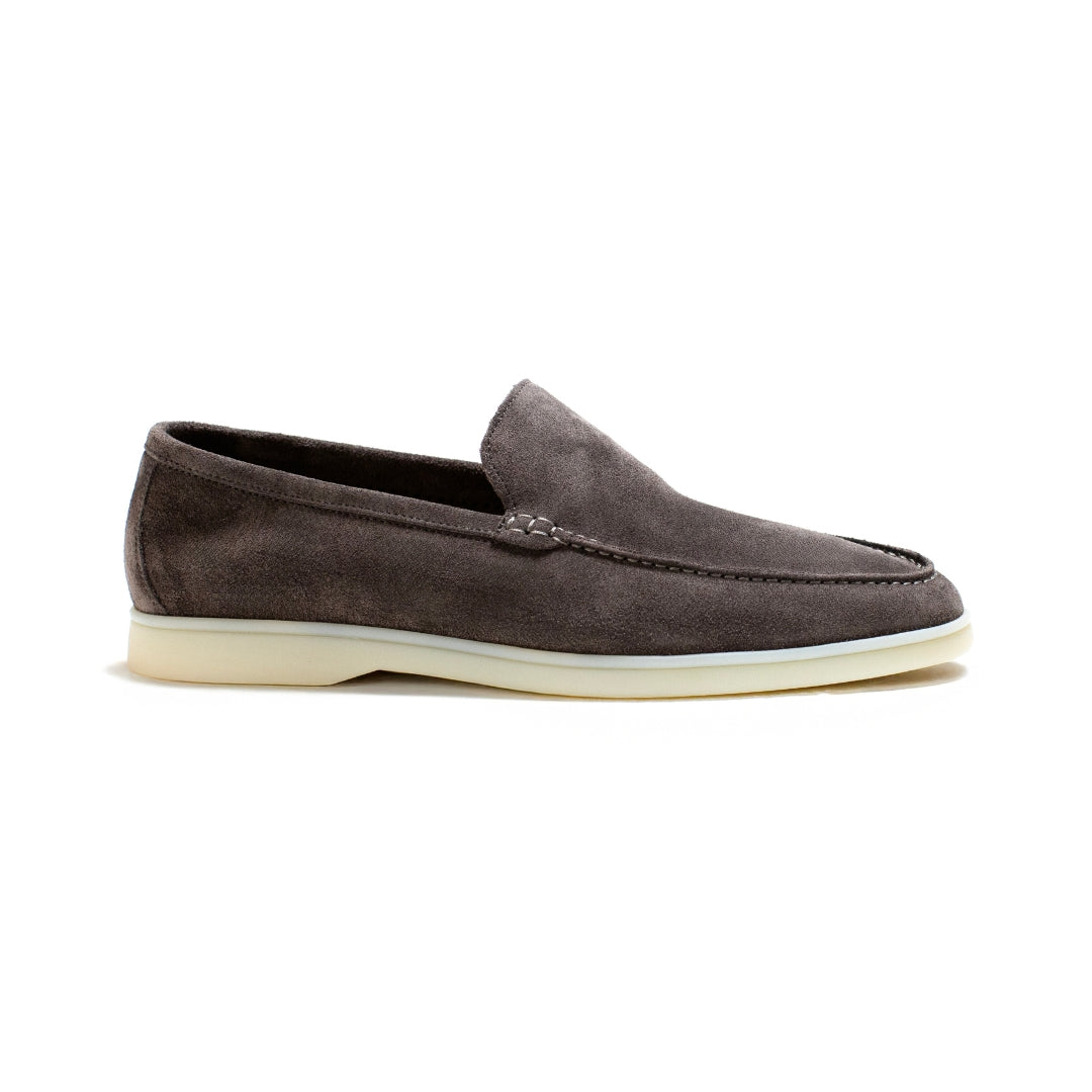 XANDER GREY SUEDE LOAFER