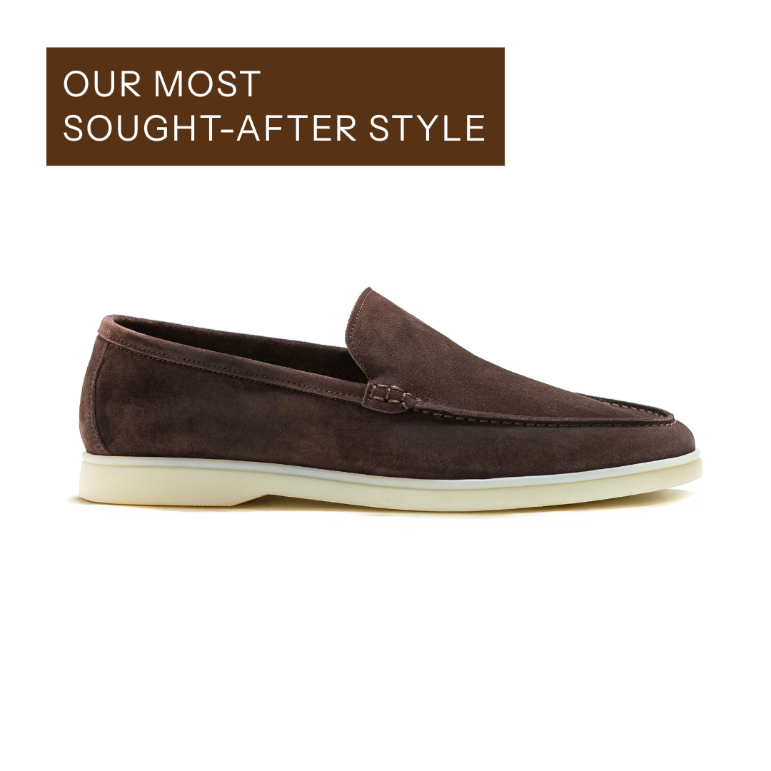 XANDER BROWN SUEDE LOAFER