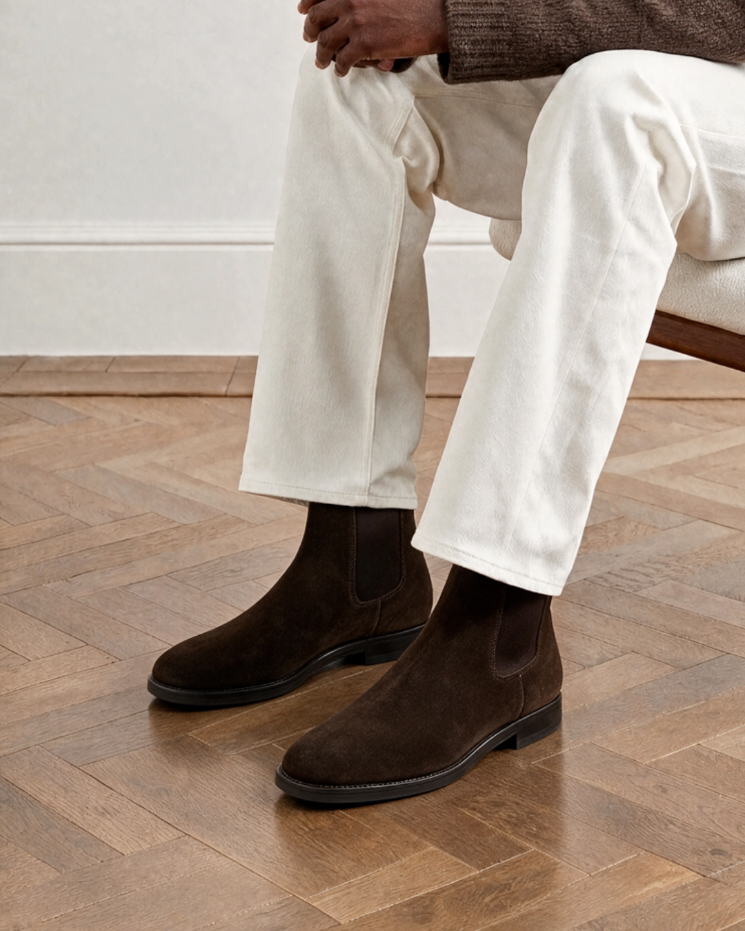 HARCOURT BROWN CHELSEA BOOT