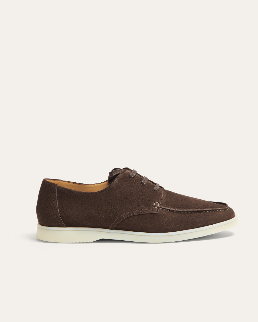 EMILIO BROWN SUEDE BOAT LOAFER