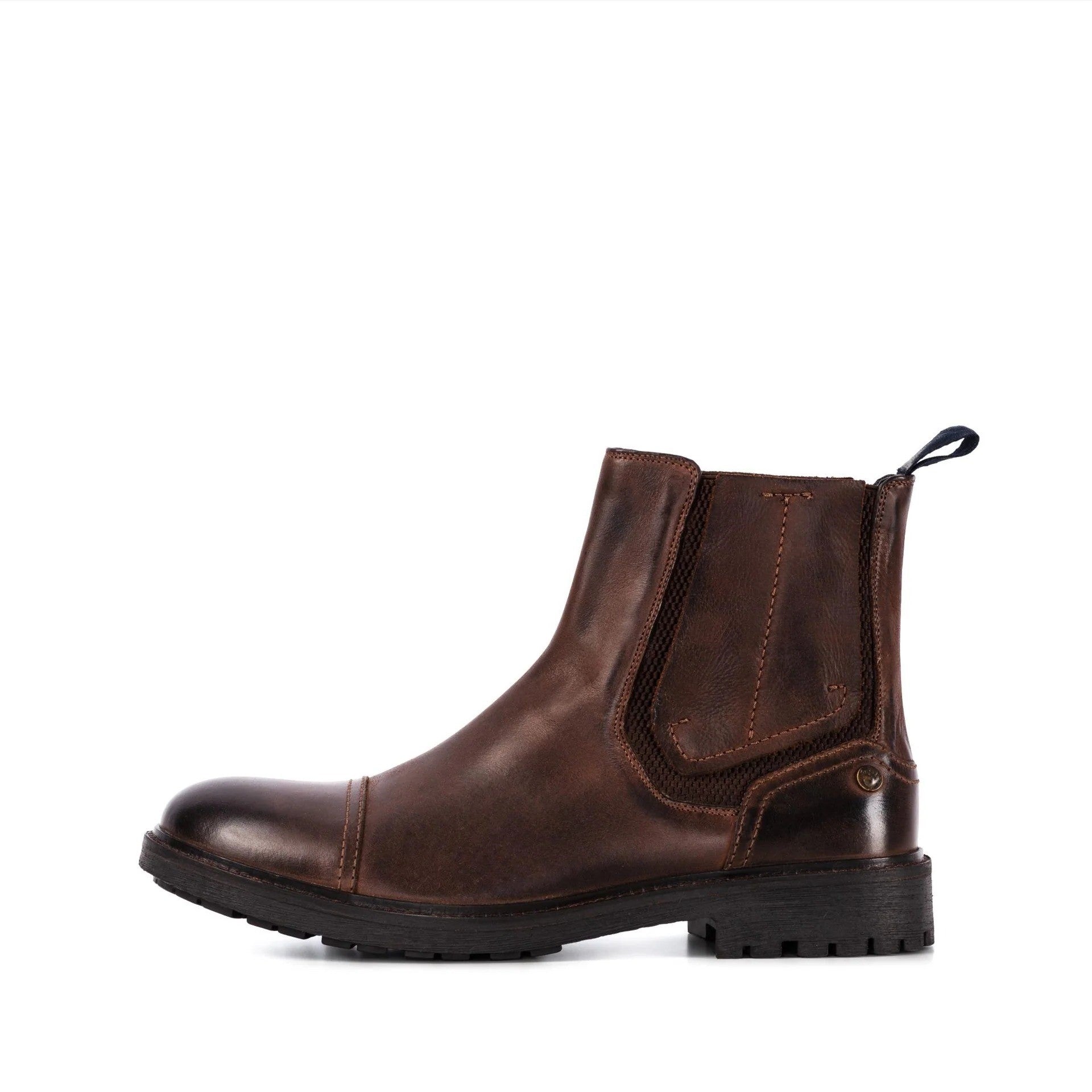 BOTTE CHELSEA LOURDE MARRON FORGE POUR HOMME