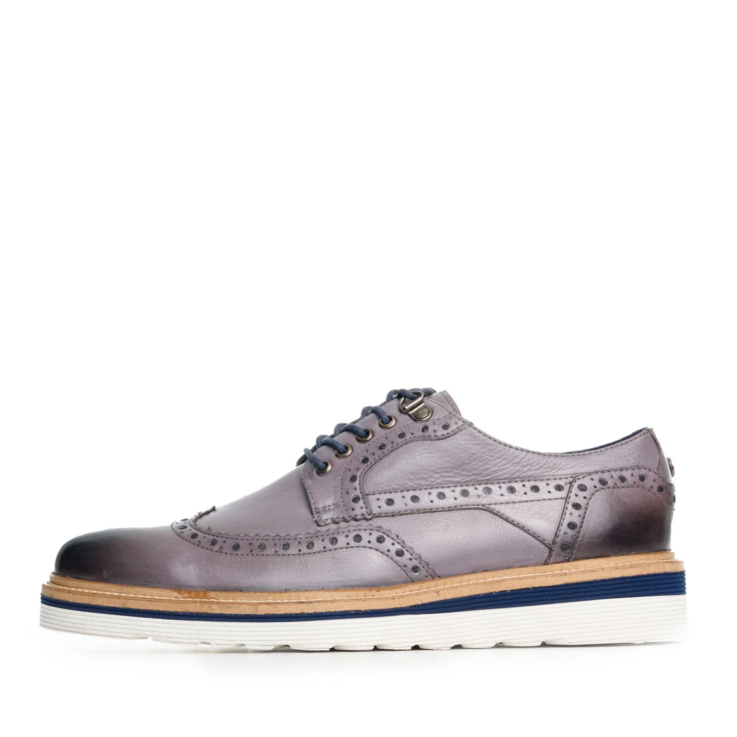 RIPLEY 3.0 GREY WEDGE BROGUE