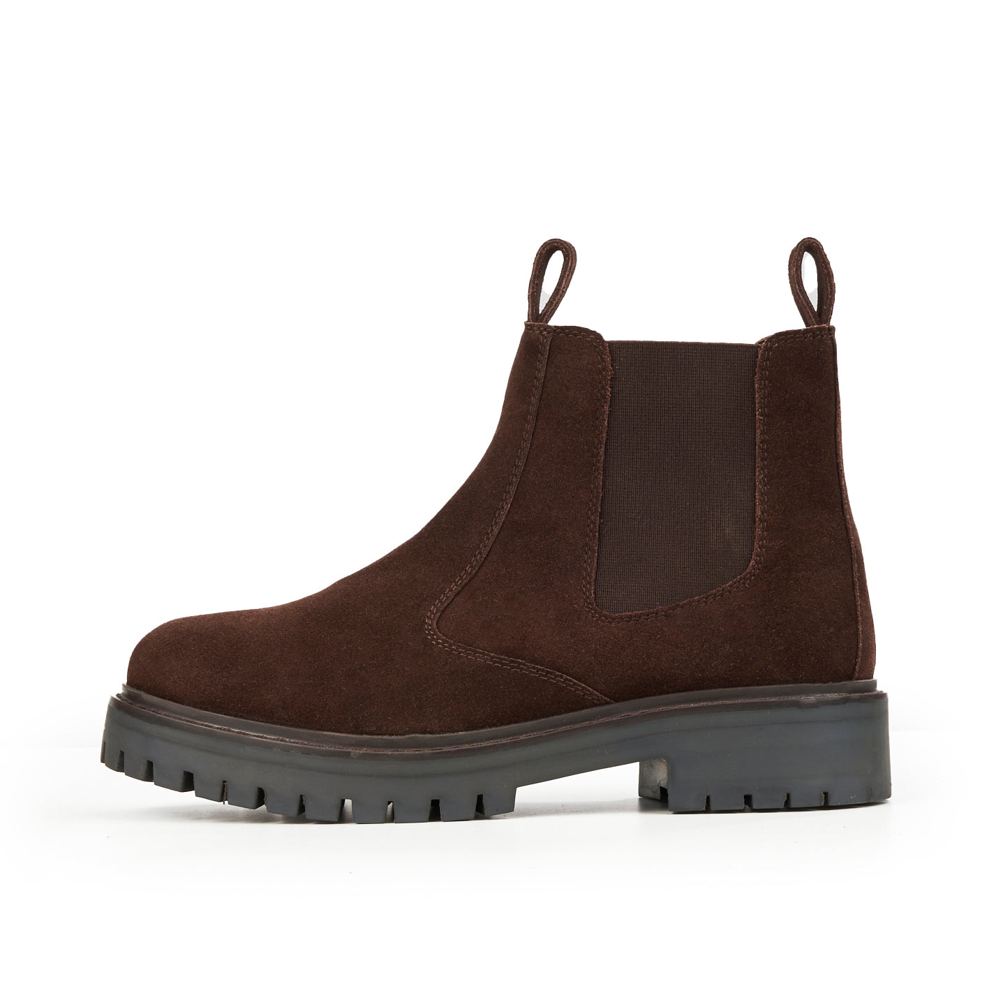 PAIGE BROWN SUEDE CHELSEA BOOT