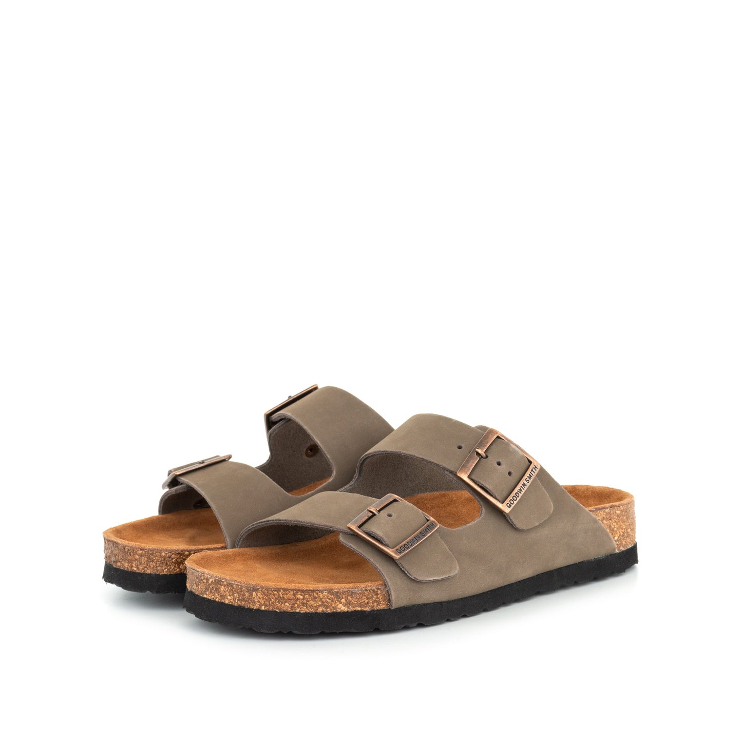 HIBISCUS KHAKI NUBUCK SANDAL