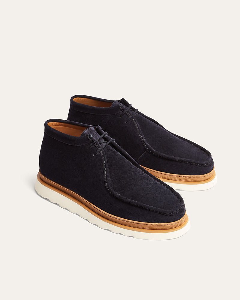SAMUEL NAVY SUEDE DESERT BOOT