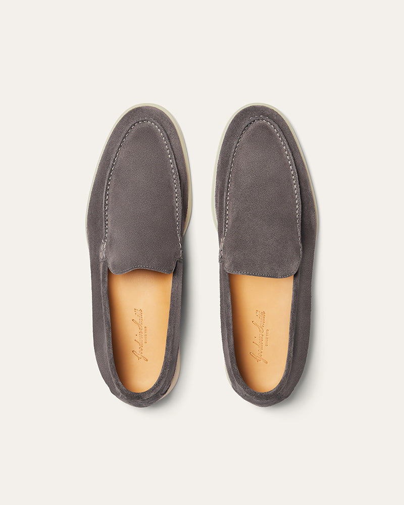 XANDER GREY SUEDE LOAFER
