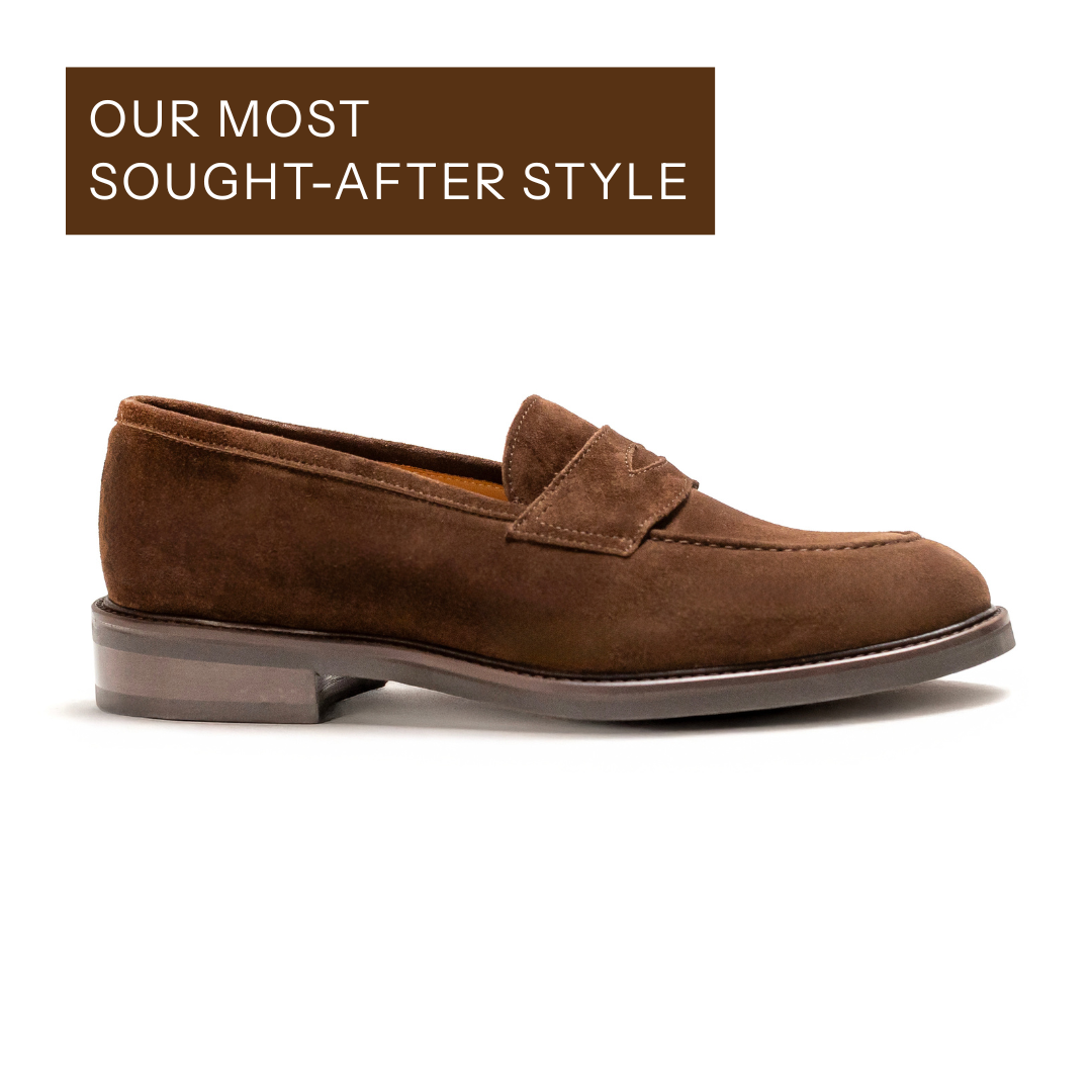 CHESTER SUEDE BROWN PENNY LOAFER