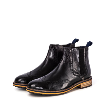 BOTTINES CHELSEA ZAK NOIRES BROGUE