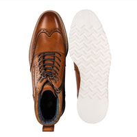 LINTON 2.0 TAN BROGUE BOOT