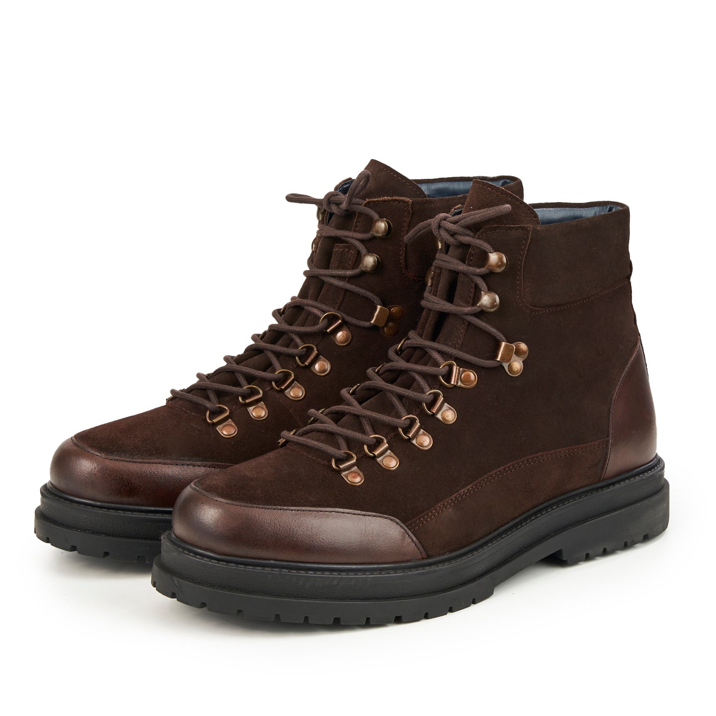 ASTOR BROWN SUEDE HIKER-STYLE BOOT