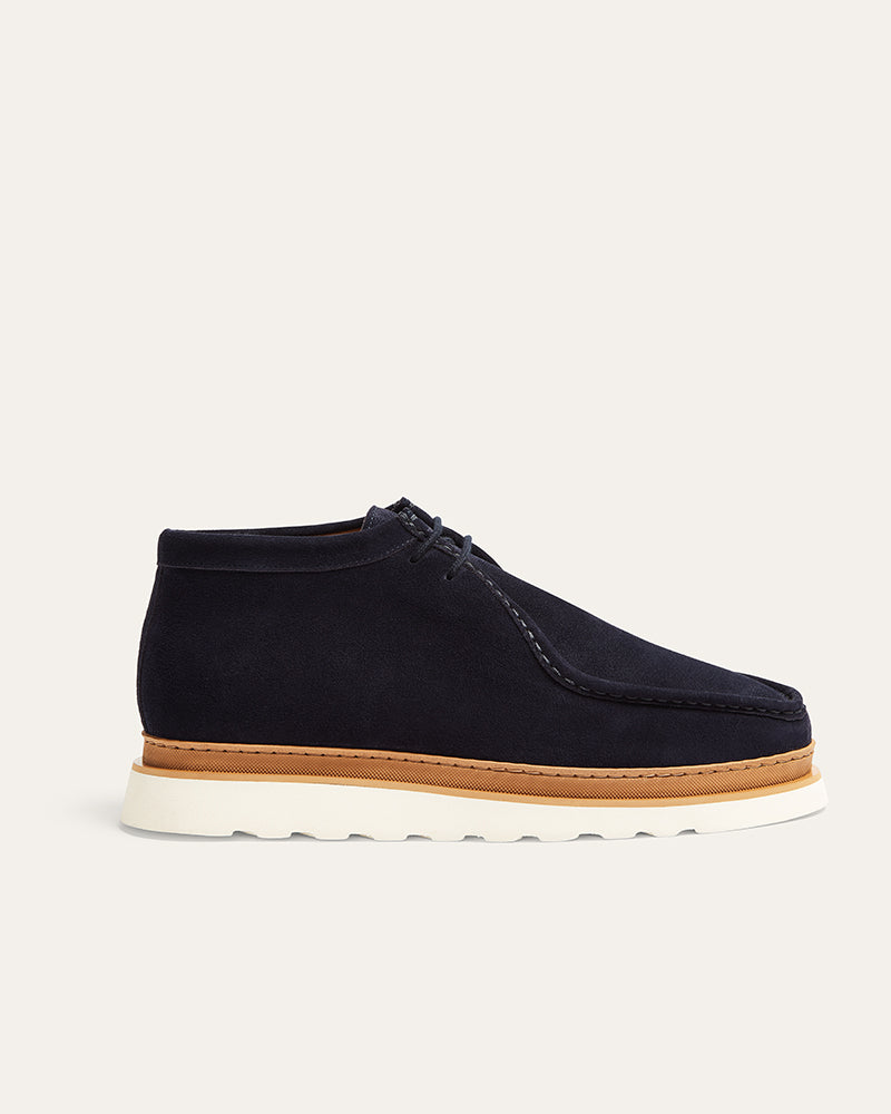 SAMUEL NAVY SUEDE DESERT BOOT