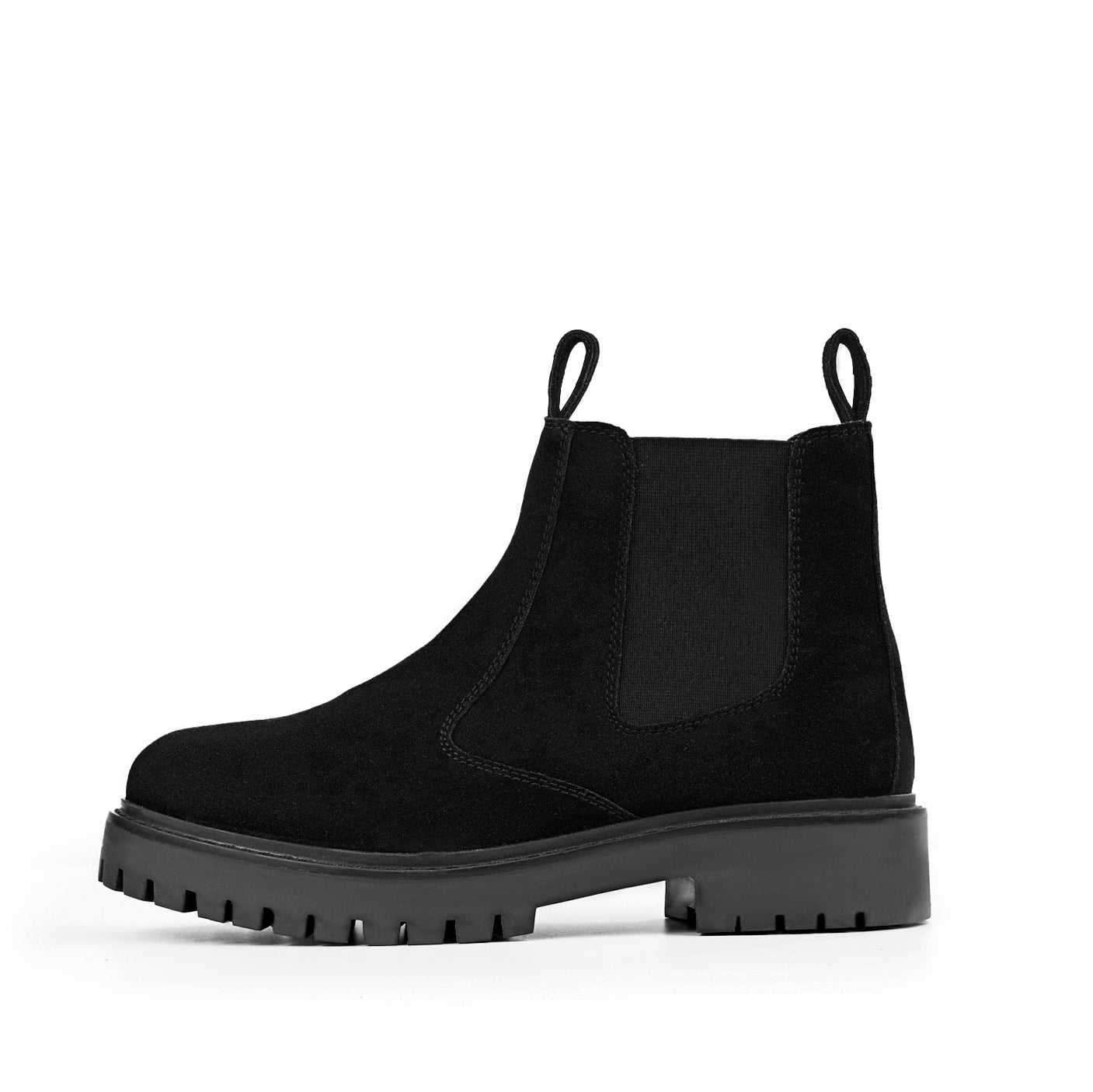 PAIGE BLACK SUEDE CHELSEA BOOT