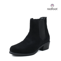 LADIES VICTORIA BLACK SUEDE CHELSEA BOOT