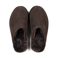 MAX CHOCOLATE SHEEPSKIN MULE