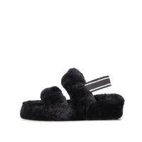 FREYA BLACK SHEEPSKIN SLIPPER