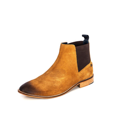 BOTTINES CHELSEA ARLO EN DAIM TAN POUR HOMME