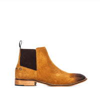 BOTTINES CHELSEA ARLO EN DAIM TAN POUR HOMME