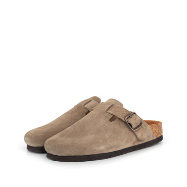 CEDAR DAMEN STEIN WILDLEDER KORK MULLE