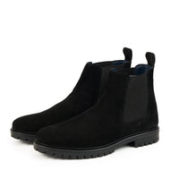 BRAY BLACK SUEDE CHELSEA BOOT