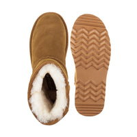 LEXI TAN LOW SHEEPSKIN BOOT