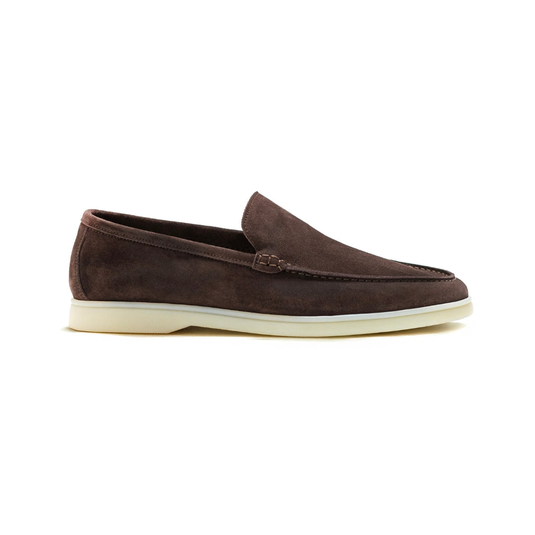 XANDER BROWN SUEDE LOAFER