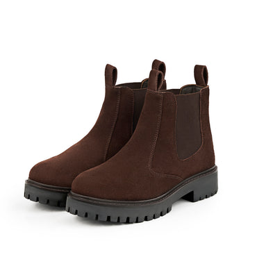 PAIGE BROWN SUEDE CHELSEA BOOT