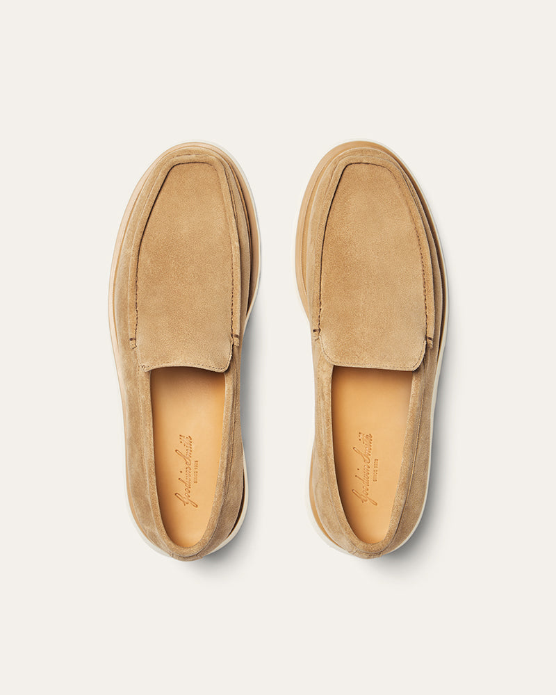 JAMES TAN SUEDE LOAFER