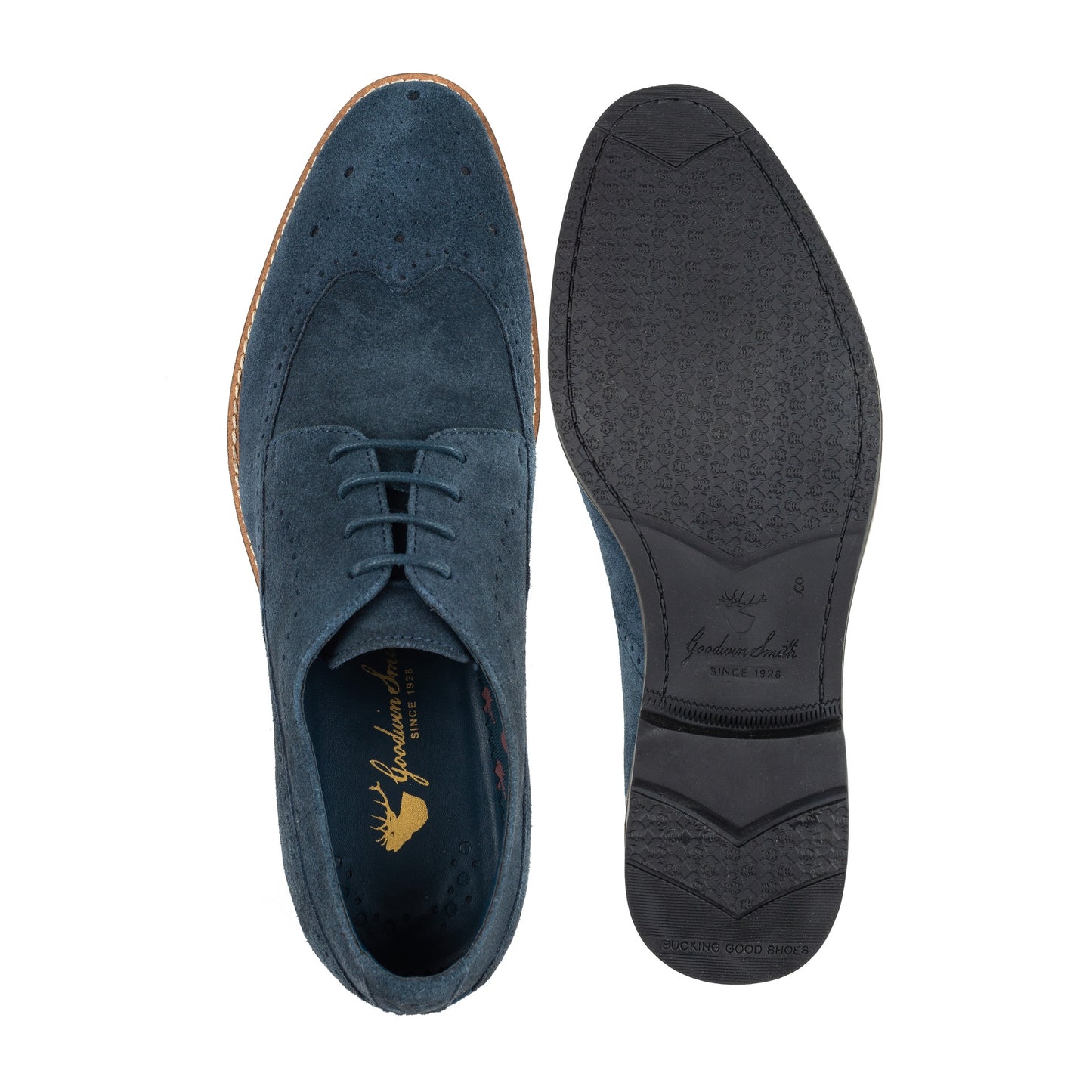 HOUNSLOW LE NAVY DERBY BROGUE AUS WILDLEDER