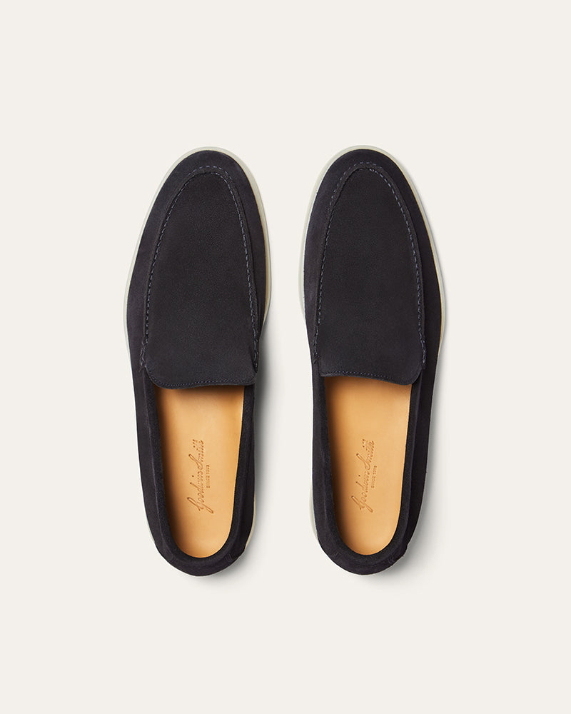 XANDER NAVY SUEDE LOAFER