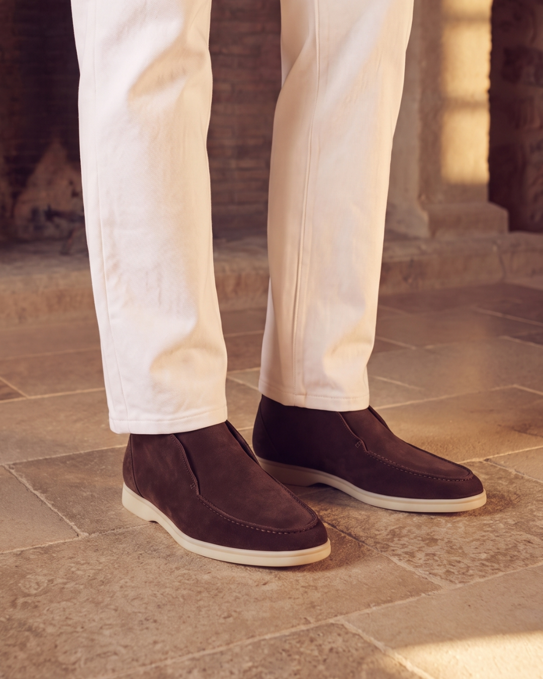 MORGAN MENS BROWN/IVORY BOOT