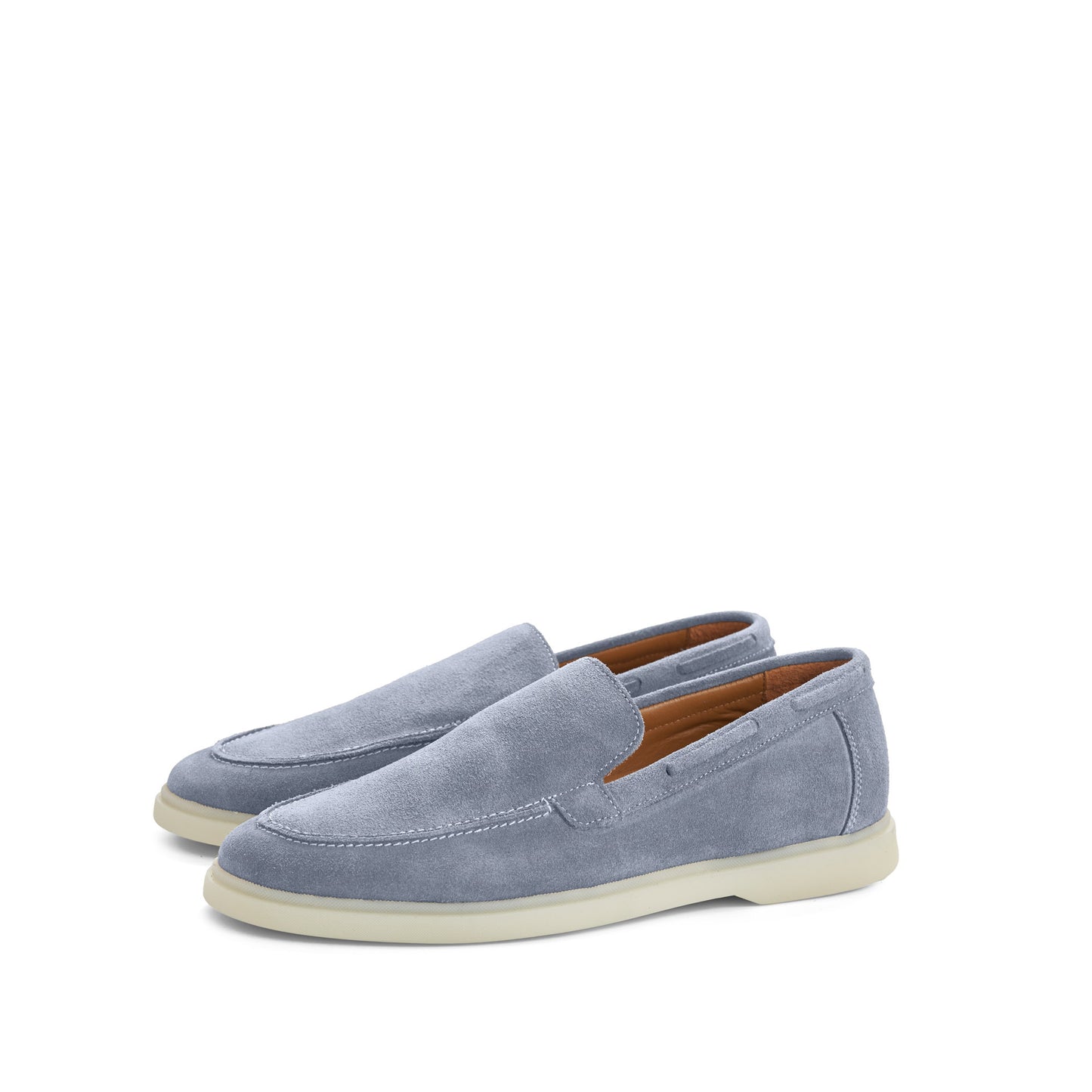 MENS ROSSO LIGHT BLUE SUEDE LOAFER