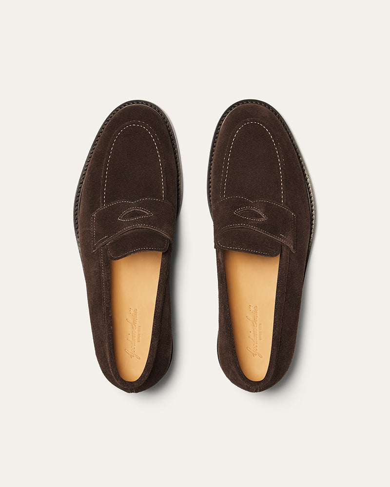 LOUIS BROWN SUEDE LOAFER