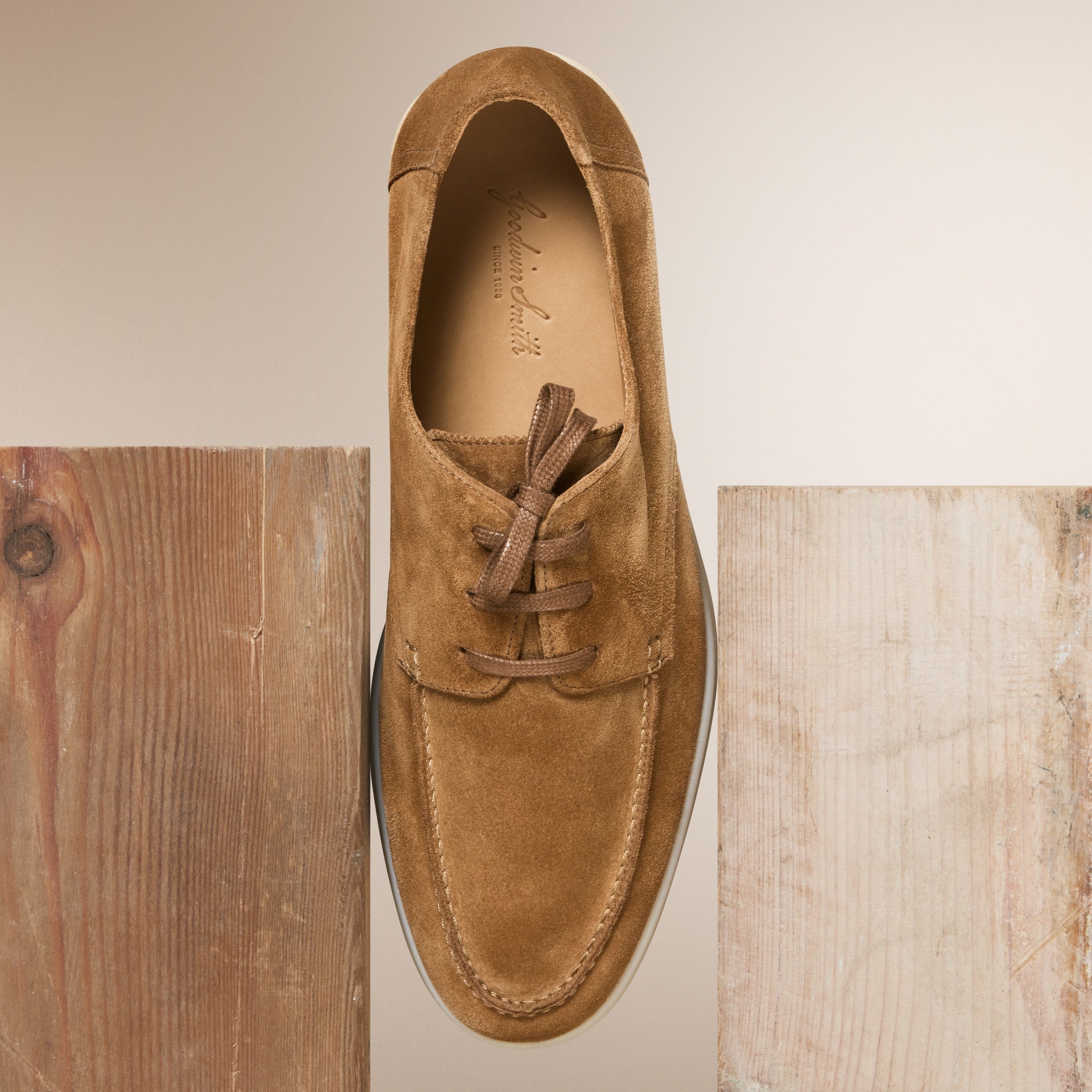 EMILIO TAN SUEDE BOAT LOAFER