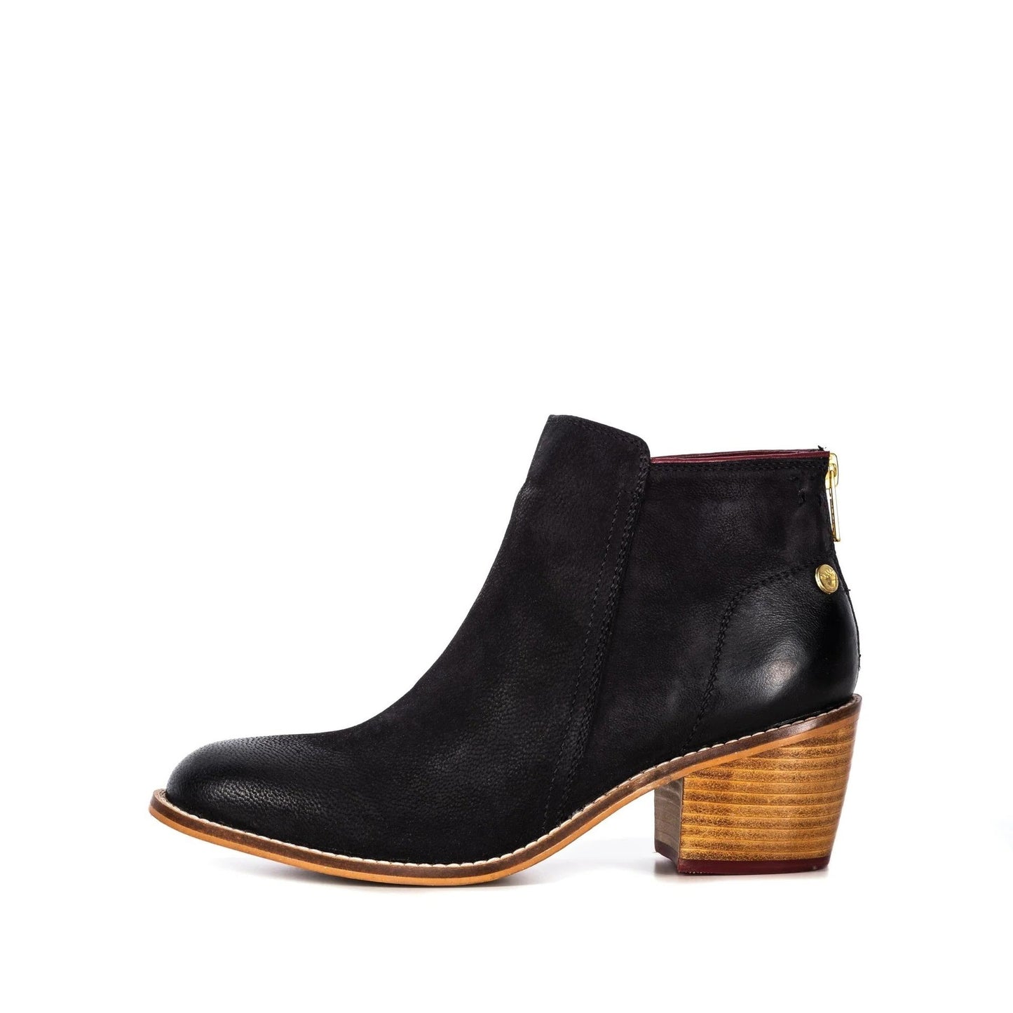 BOTTE ZIPPÉE WILLOW NOIRE POUR FEMME