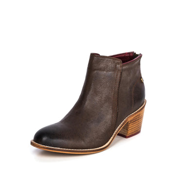 BOTTE ZIPPÉE WILLOW MARRON POUR FEMME