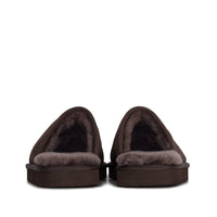 MAX CHOCOLATE SHEEPSKIN MULE