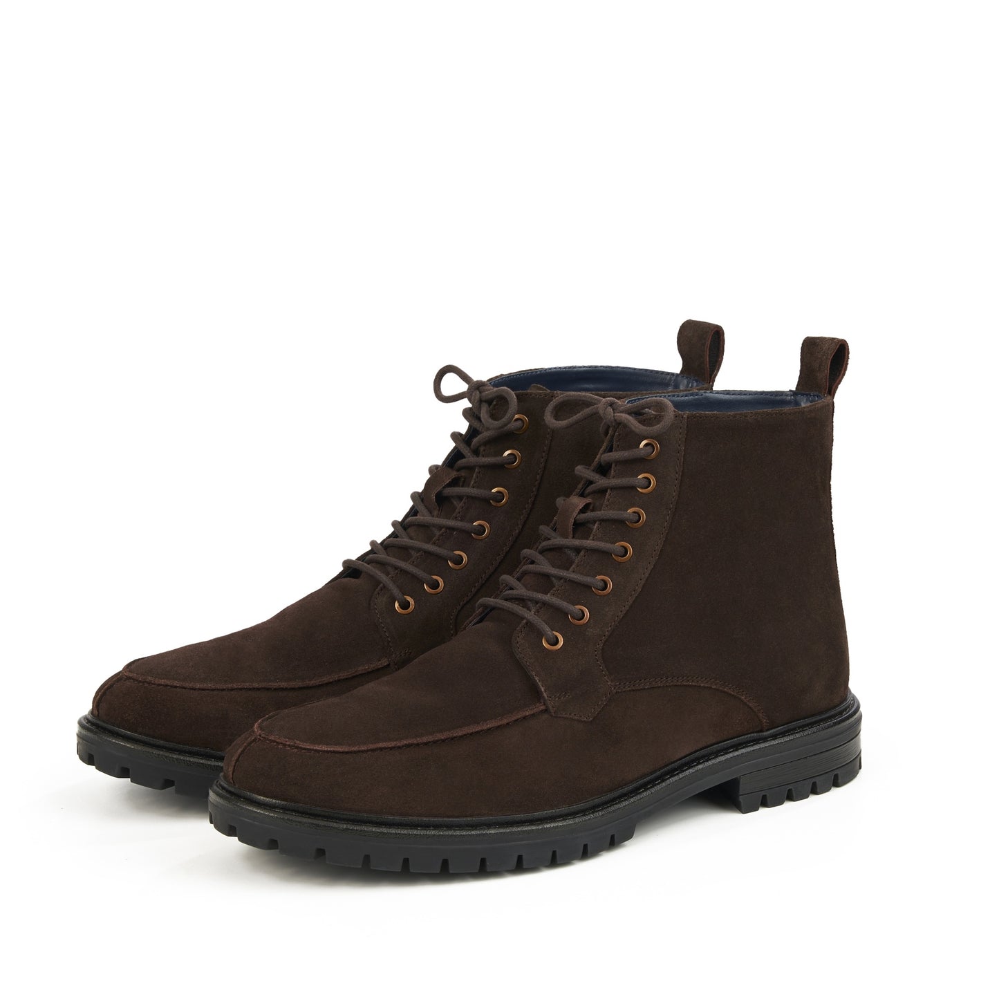 ESPER BROWN SUEDE LACE-UP BOOT