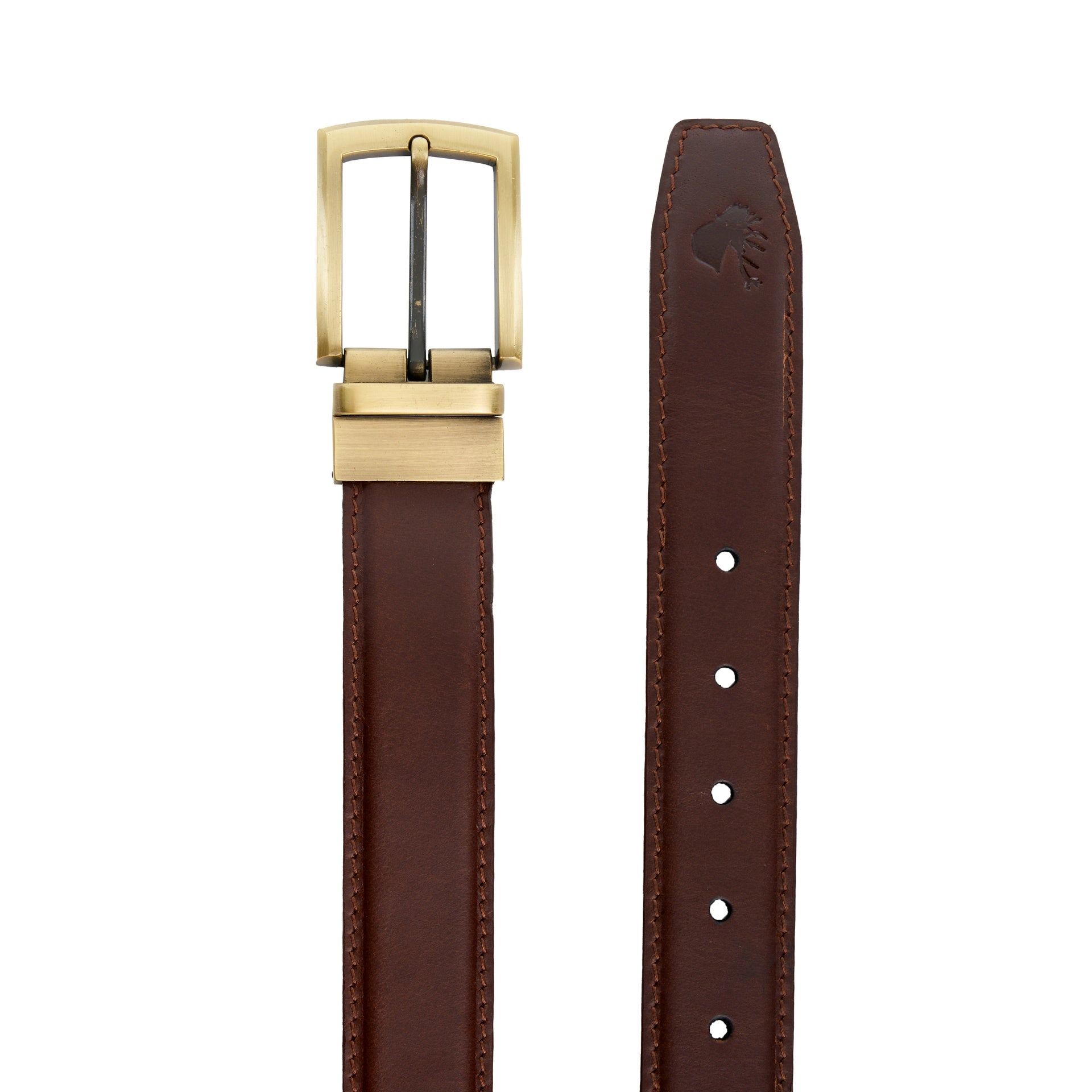 LEO BROWN LEATHER BELT