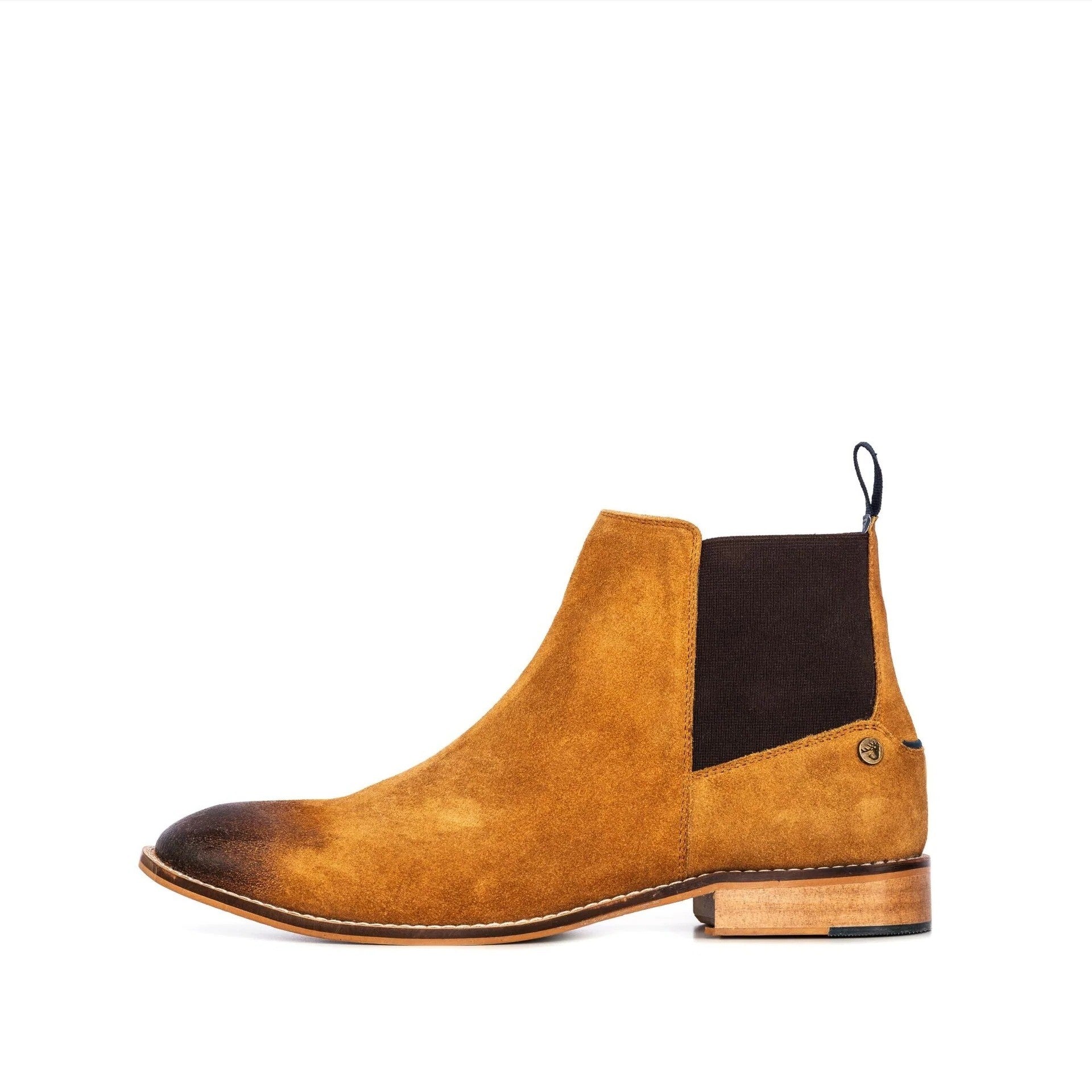 BOTTINES CHELSEA ARLO EN DAIM TAN POUR HOMME