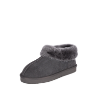 ANABELLA GREY SHEEPSKIN SLIPPER BOOTIE